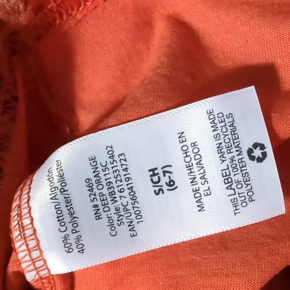 Boys Mountain Snowboarding Graphic Tee, Orange NWT - Picture 10 of 10